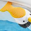 Туалетная щетка Squirt Whale с поворотом на 360 градусов и силиконовой головкой, отверстием для подвешивания