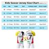 Real Madrid Kids Football Jersey No. 7 Ronaldo Multicolor Breathable Quick-Dry Sports Shirt