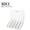 Durable Hook Lure Container Lure Box Transparent 5 Compartments Baits Case Fishing Tackle Box