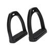 2 Pcs High Strength Plastics Stirrups with Black Non-slip Rubber Pad Horse Tool Accessories(large )