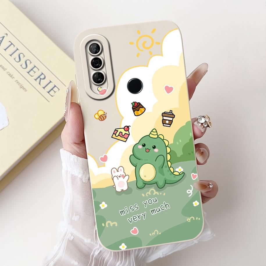 Чехол для Huawei P30 Lite MAR-LX1A Чехол Милый Мультяшный Защита Камеры Мягкий Чехол для Телефона Для Huawei P30Lite Nova 4e Honor 20S Capa