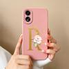 For OPPO Realme Narzo 60 Pro C51 11 Pro Plus A2 A58 A98 Phone Case Fashion Protective A-Z Flower Matte Liquid Silicone Soft Back Cover For OPPO Bumper
