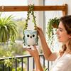 Cute Flower Pot - Swinging Owl Resin Home Decor, Animal Flower Pot, Suitable For Indoor Plants, Indoor And Outdoor Gardens, Terraces, Porches, Etc.