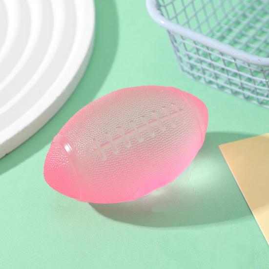 Clear Sports Ball Squeeze Toy Stress Relief Mini Basketball Baseball Football Soccer Fidget Toy Decompression Stress Ball Sports Lover