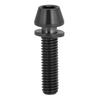 8 мм Велосипедный конический винт с потайной головкой и шайбой для горного велосипеда черный M5x20