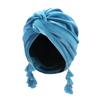 New Spring Women's Bohemia Velet Turban Tassel Head Wrap Cap European American Retro Style Boho Cross Beanie Hat