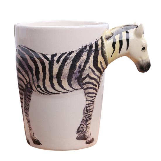 Water Cup 3D Animal Design Kids Ceramic Cup Children Role Play Coffee Mug Learning Through Play Cup Drinkware