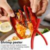 2 шт., очиститель для креветок, раков, очиститель для очистки хвостов креветок, легкая овощечистка, инструмент для очистки раков, кухонный гаджет для любителей морепродуктов, универсальный рак