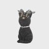 Кошка-демон из хеллоуинского пейзажа: Темный Стиль Алтарь Хранитель Магическое Смоляное Украшение
