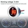 Цифровой указатель уровня топлива с мигающим сигналом тревоги, измеритель уровня топлива для автомобиля, мотоцикла 9-35 В, тестер уровня топлива для автомобиля