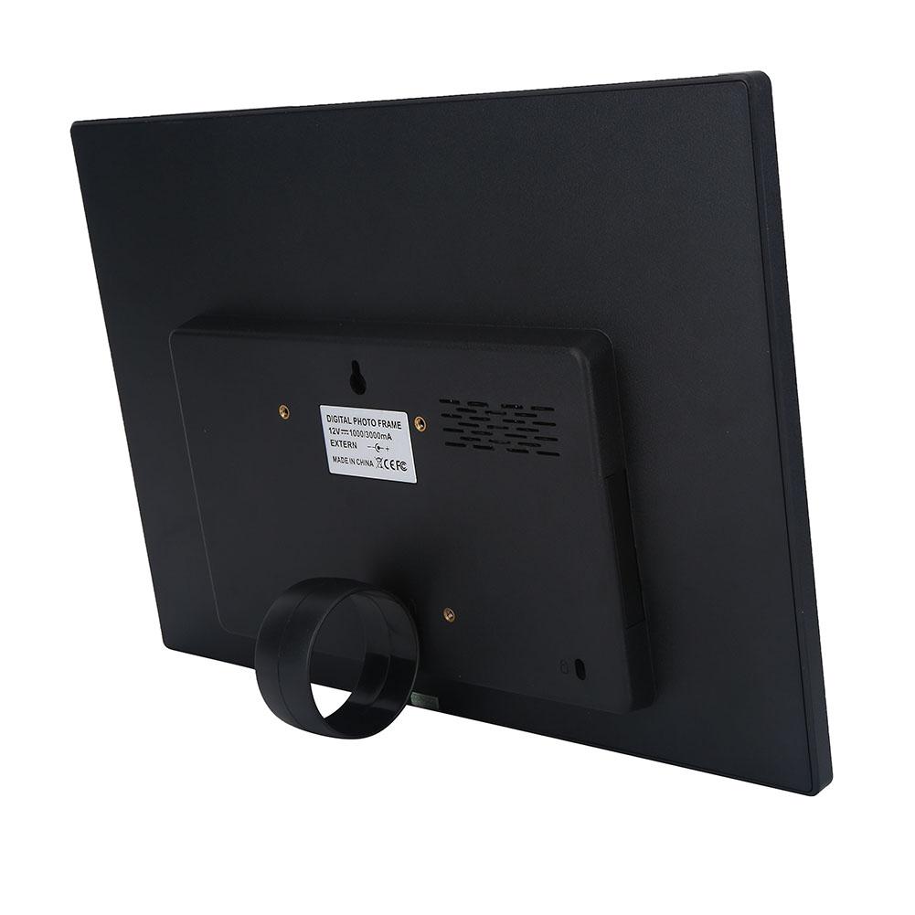 15" 1280 * 800 HD экран цифровая фоторамка будильник видеоплеер (черный)