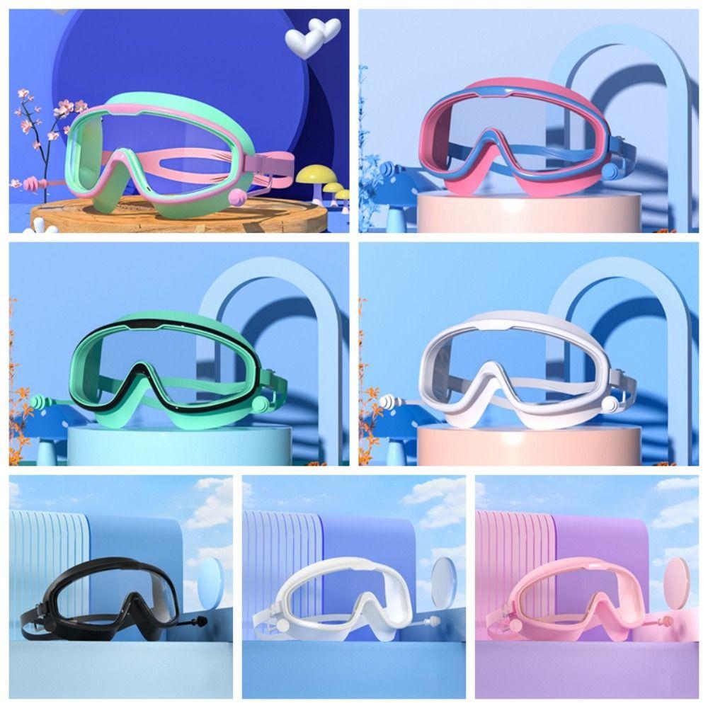Anti Fog Swim Glasses Wide View Swimming Eyewear Water Sports Swimming Goggles  Kids/Adult