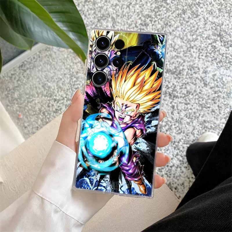 Dragons Anime Balls S26 Ultra Case Coque For Samsung Galaxy S25 S26 S24 S23 Ultra S22 S20 Plus S21 FE A57 5G Clear Phone Cover