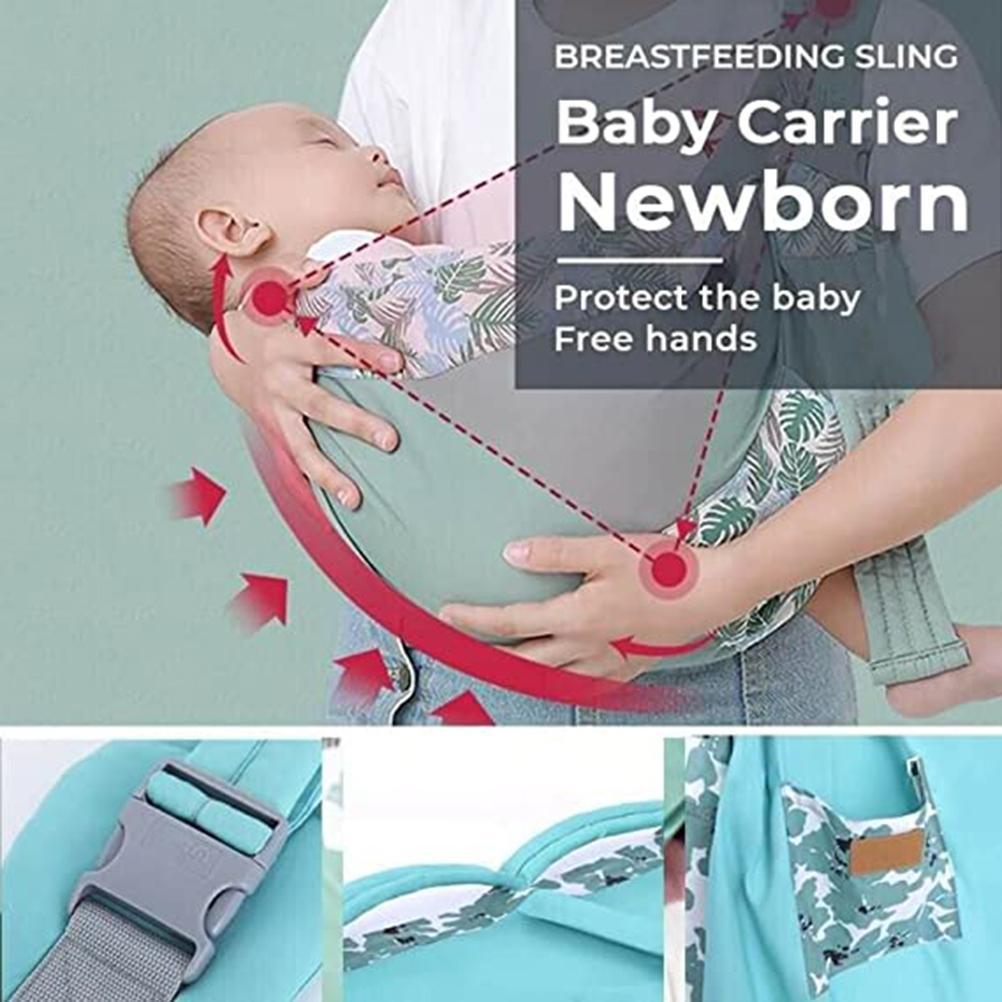 Sling Baby Carrier Wrap Baby Carrier Portable Soft Cotton Sling Baby Infant Hammock for Newborn