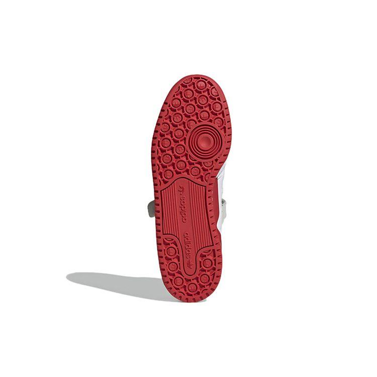 Trap Kitchen x adidas Forum Low Adilicious City Series Унисекс Кроссовки Белый Облачно-белый Ярко-красный FZ6565