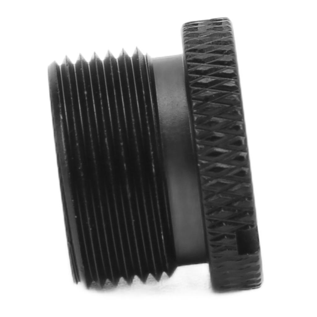 Адаптер резьбы для микрофонной стойки 3/8 дюйма внутренняя резьба на 5/8 дюйма наружная резьба Адаптер с винтомЧерный F19A