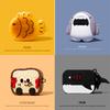 3D Taiyaki Cartoon Earphone Case for AirPods 4 2024 Wireless Earbuds Charging Cover for AirPods Pro 2 1 2 3 Earphone Accessories
