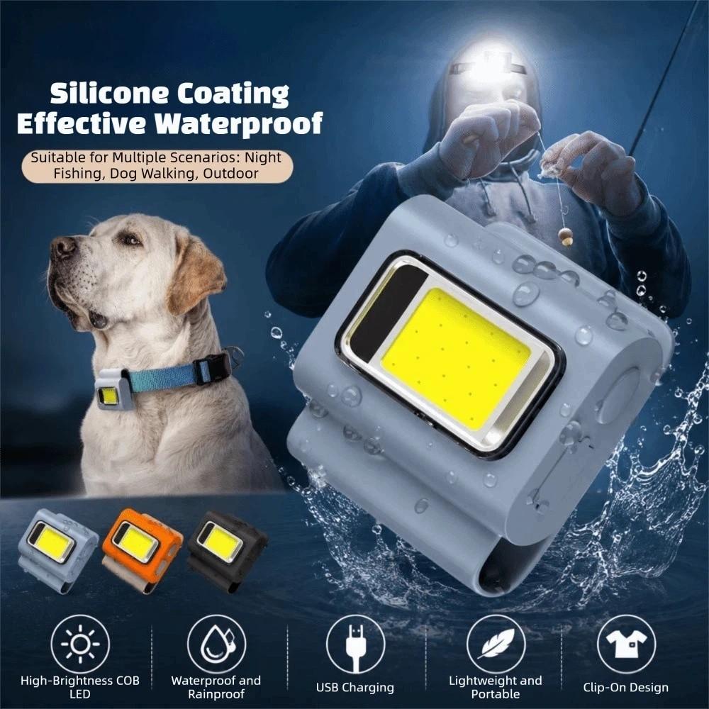 USB rechargeable Run Light Silicone Walking Lamp Portable LED Safety Lights Outdoor