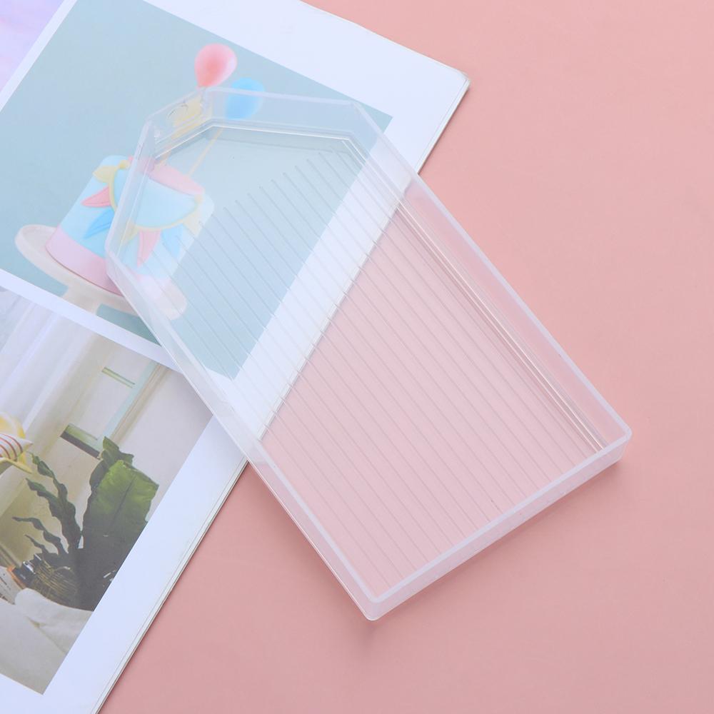 Большая вместимость Может открываться Квадратная тарелка-лоток для страз Пластиковая тарелка Инструмент для алмазной живописи