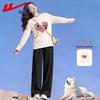 Warrior Women's Cherry Cat Long Sleeve Cotton T-Shirt