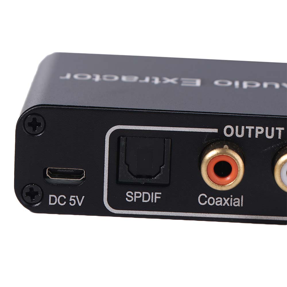 ЦАП SPDIF Коаксиальный RCA ARC Аудиоадаптер Цифро-аналоговый Аудиоконвертер Для ТВ Монитора