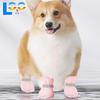 4pc Dog Shoes Non-slip Breathable Wear-resistant Dog Boots Suitable For Small Medium Sized Pets Puppy Protective Footwear.