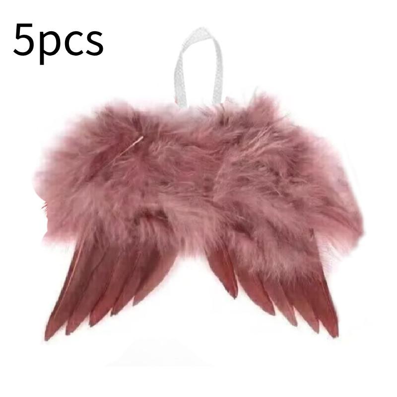 Мини Рождественская Елка Перьевые Крылья Декоративный Аксессуар Для Кукол Барби С Индивидуальными Цветами