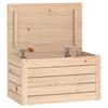 823614 vidaXL Storage Box 59.5x36.5x33 Cm Solid Pine Wood