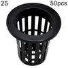 50Pcs Garden Mesh Net Pot Hydroponic Basket Planting Nursery Root Fixing Holder