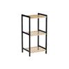 3-tier Bathroom Shelf - Berilo - Pine - Multicoloured - 35x30x70 Cm - Freestanding - Modern - Bamboo - Pine