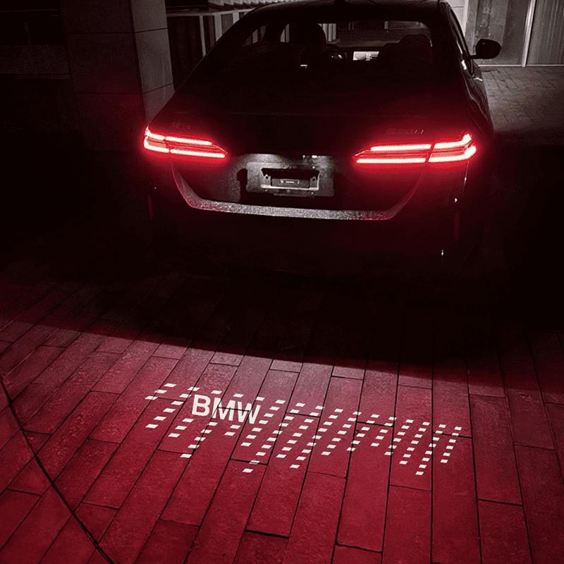 BMW License Plate Projection Lights: Compatible with 1, 3, 4, 5 Series, X1, iX3, X5, M3, M4 - Welcome Atmosphere Upgrade.