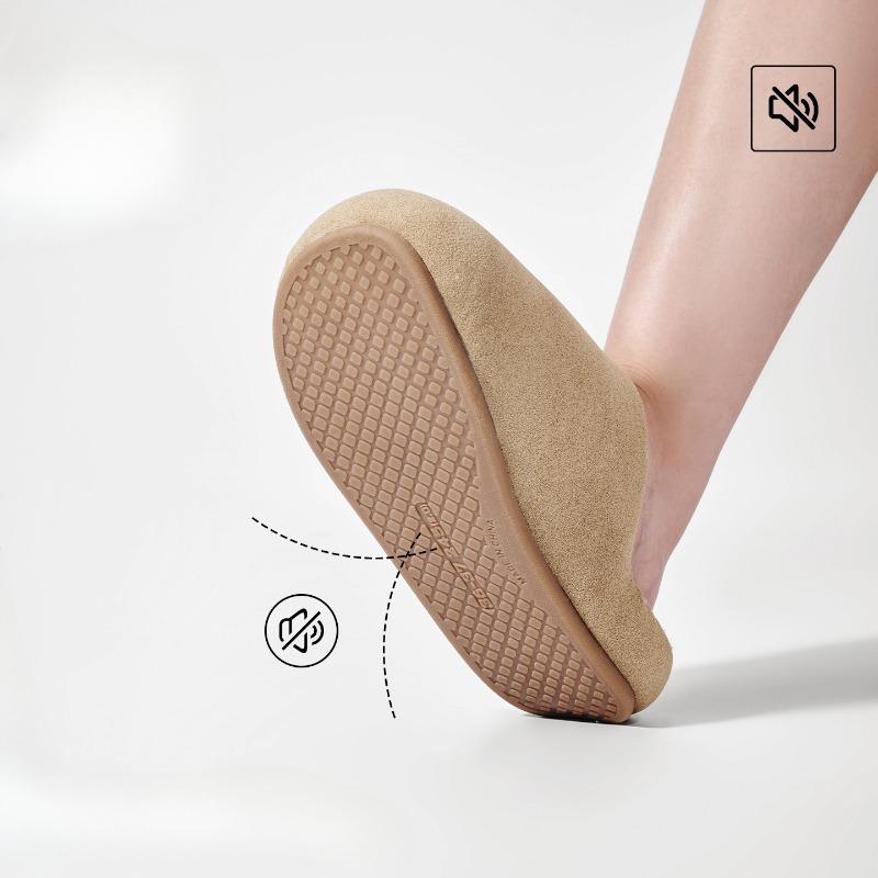 Новые домашние бесшумные, нескользящие, теплые хлопковые тапочки и шлепанцы с флисовой подкладкой