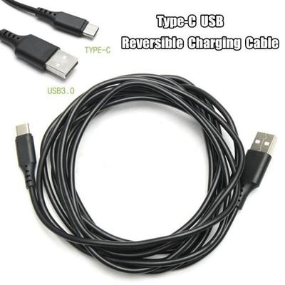 Кабель для передачи данных USB Type-C - GENERIC - Для Nintendo Switch - Реверсивный - Черный - Разъемы
