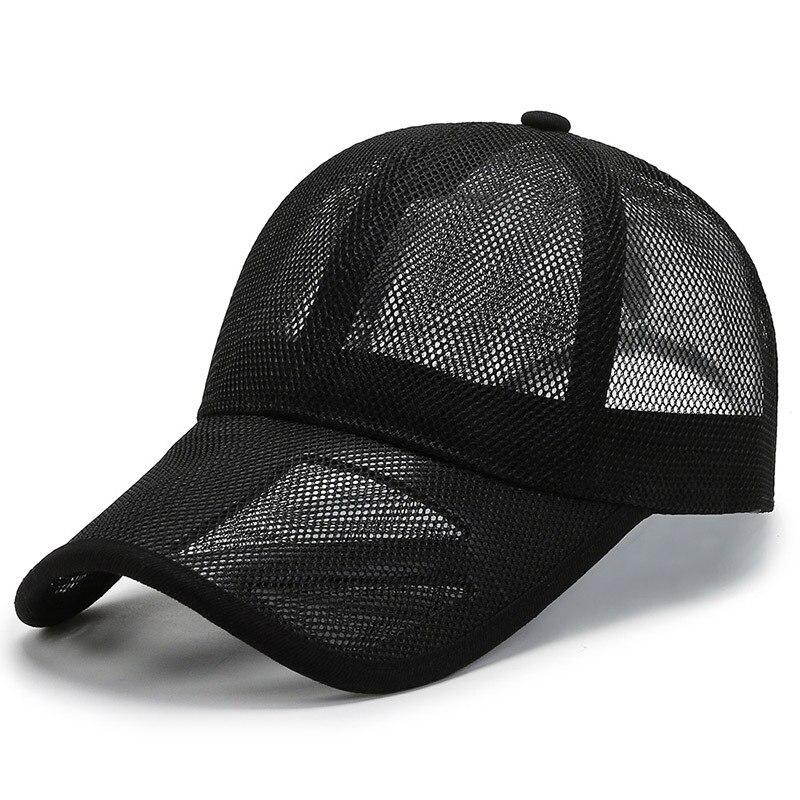 Summer Men Hat Openwork Brim Breathable Mesh Cap Outdoor Sports Sunscreen Baseball Women Sunhat