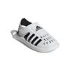 adidas Летние сандалии для плавания с закрытым носком, удобные и дышащие, белые, для детей от 3 до 7 лет, GW0387