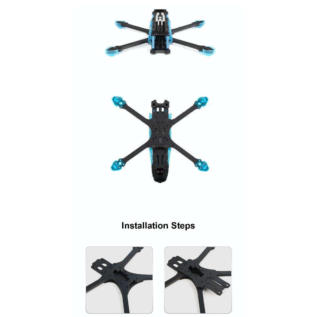 Axisflying MANTA 5 SE V2 Frame kit Performance Evolved - Enjoy Every Flight /DC/Squashed X Recommended 2207/ 2505 Series Motor