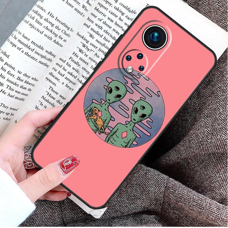 Эстетичный Мультяшный Инопланетный Космический Чехол Для Honor Magic 8 7 6 Pro Honor X9d X9c X9b X9a X8b X8c Win 50 70 90 200 400 Lite Обложка