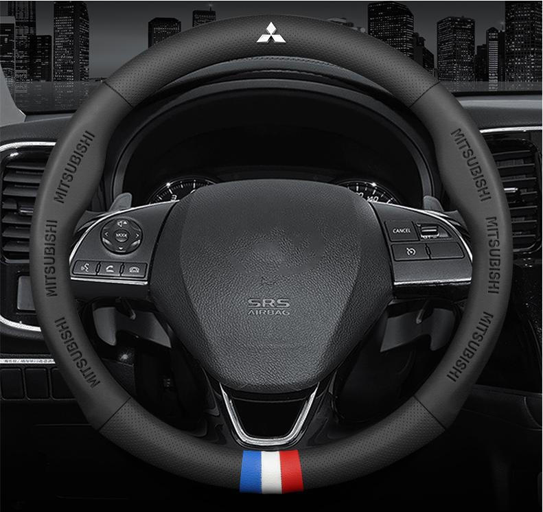 Для Mitsubishi Outlander Pajero Asx Colt Lancer EX Evolution X L200 Triton RALLIART Delica Eclipse Автомобильный чехол на руль
