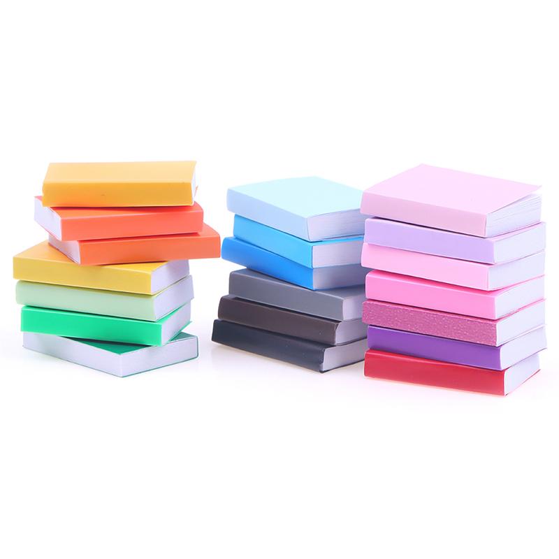 4 шт. Миниатюрные книги для кукольного домика, модель книги для кукольного домика, аксессуары для украшения школы кукольного домика