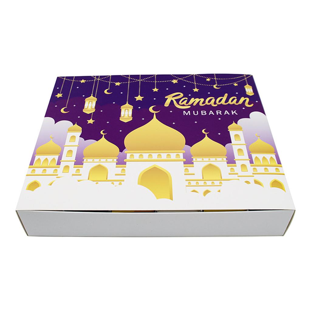 Многоцелевой календарь обратного отсчета Ид Мубарак 30 дней, заполняемые ящики, исламские художественные дизайны, товары для вечеринок, украшение