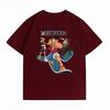 One Piece Straw Hat Crew Luffy Zoro Usopp Print T-Shirt Casual Short Sleeve Cotton Anime Streetwear Unisex's T-Shirt