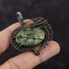 Copper Ruby Zoisite Pendant Copper Wire Wrapped Jewelry Handmade Pendant Stylish Jewelry Copper Pendant For Gift Wire Wrap Gemstone Pendant