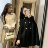 2024 Winter Warm Elegant Fur Coats Women Button Patchwork Vintage Loose Jacket Female Korean Fashion Designer Casual Outwear Coat New