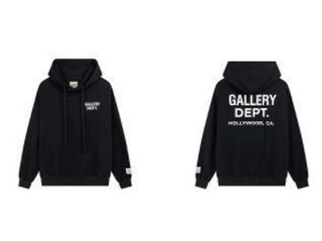 Унисекс модная классическая хлопковая толстовка с капюшоном GALLERY DEPT TIDE