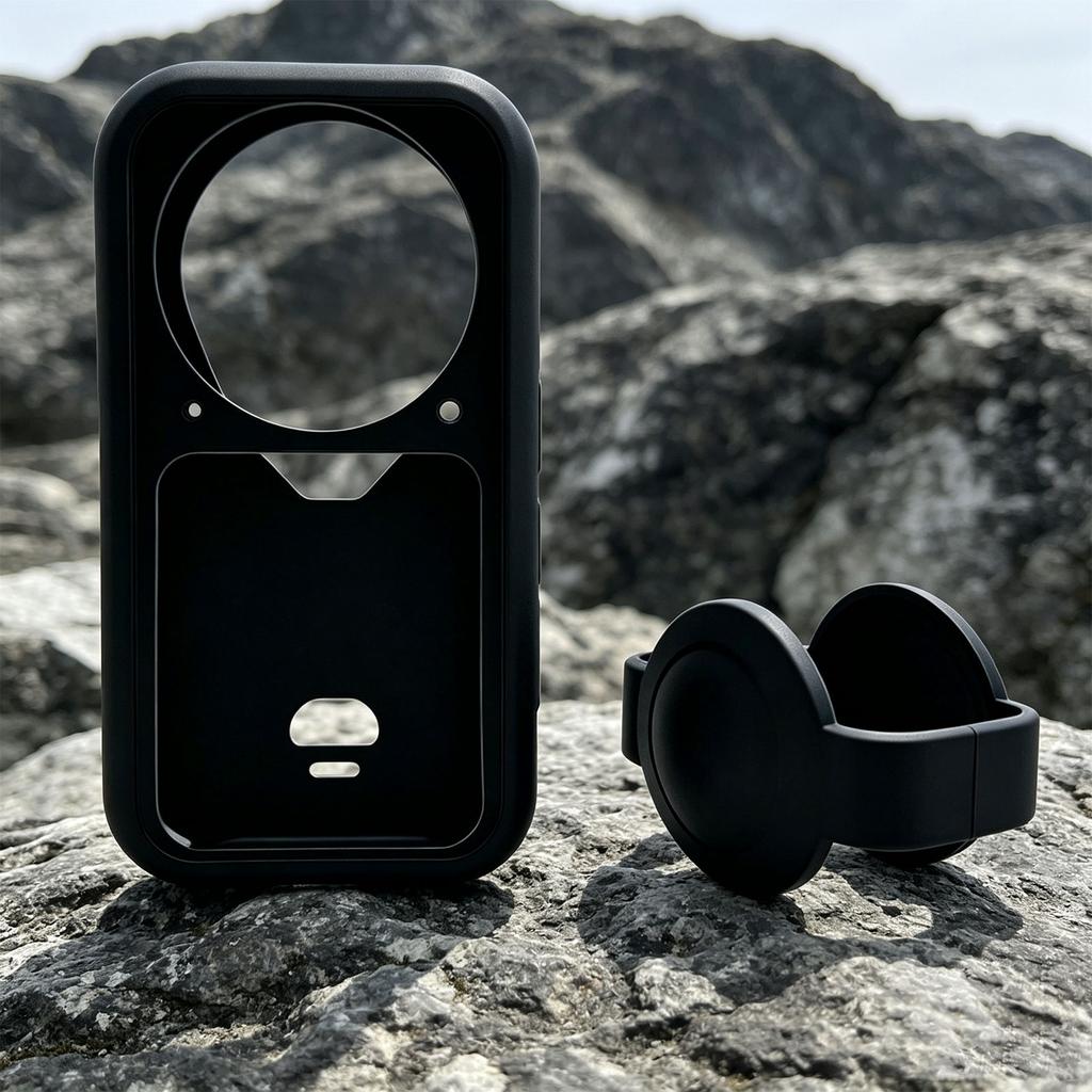 Silicone Case for Insta360 X6 Silicone Sleeve Lens Protector Cover Anti-Scratch Protective Sleeve for Insta360 X6 Accessories