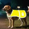 Высоко видимая собачья светоотражающая жилетка Вентилируемая Уютная Регулируемая Собачья Визорная куртка Флуоресцентная Ночная безопасность Собачий жилет Товары для домашних животных