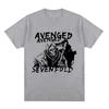 AVENGED SEVENFOLD Футболка Рок-группы Унисекс Короткий рукав Хлопок Свободные Футболки Хип-хоп Унисекс Рубашка Уличная одежда