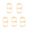 5Pcs Finger Fracture Splints Ultralight Breathable Reusable Friendly To Skin Joint Finger Braces Support Protectors