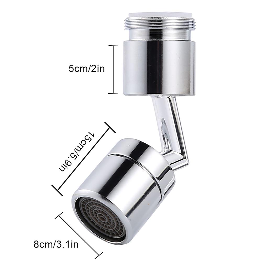 720° Rotation Universal Splash-proof Swivel Water Saving Faucet Bathroom Filter Foamer Aerators Movable Kitchen Tap Tool