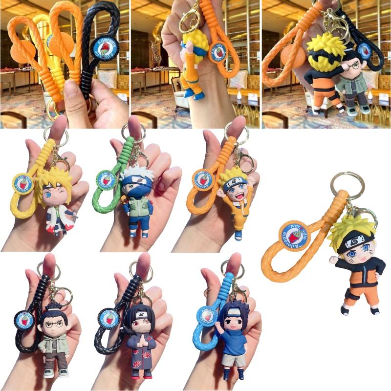 Индивидуальная упаковка Милый Наруто ПВХ Брелок Кукла Подвеска Брелок для ключей автомобиля Оптовая торговля